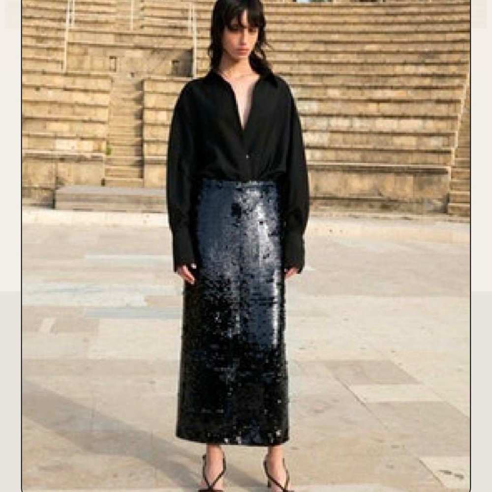Sabina musayev miel black skirt
